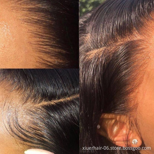 Dropshipping Raw Virgin Glueless Transparent Curly Wig Hair Brazilian Short Bob Pixie Cut Human Hair Wigs For Black Women